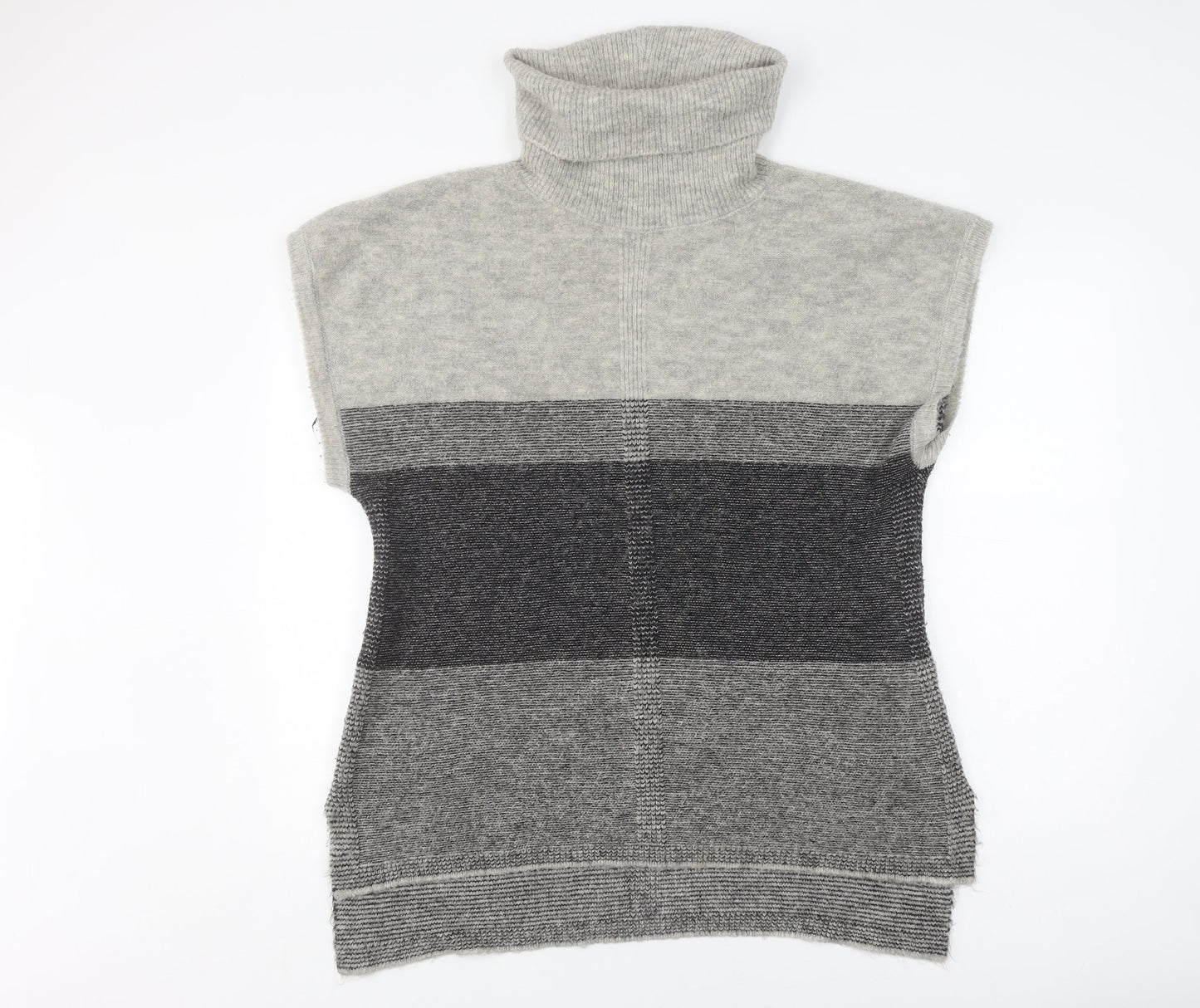 Marks & Spencer Women's Grey Roll Neck Vest M
