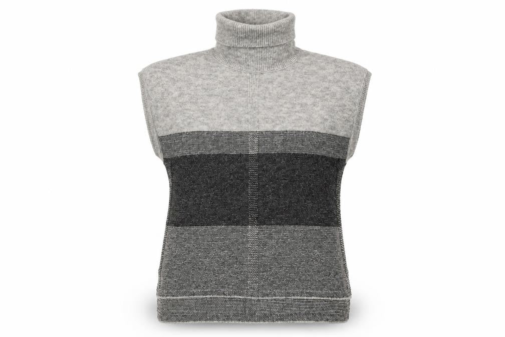 Marks & Spencer Women's Grey Roll Neck Vest M