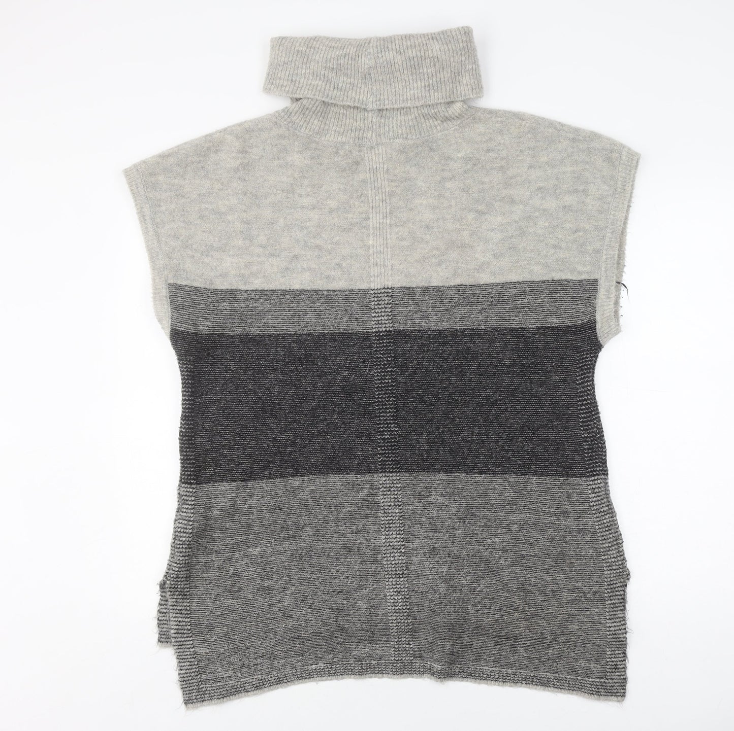 Marks & Spencer Women's Grey Roll Neck Vest M