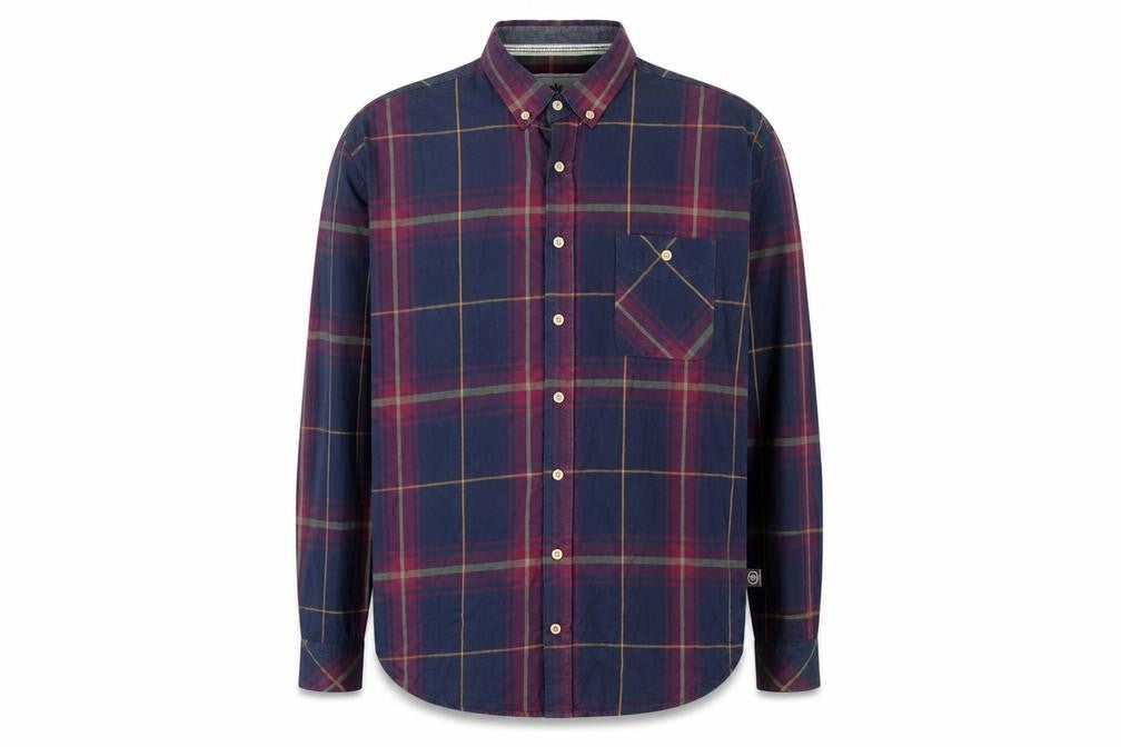 Kronstadt Men's L Multicoloured Plaid Button-Up Shirt