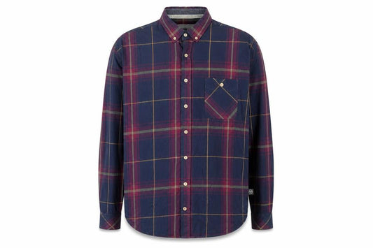 Kronstadt Men's L Multicoloured Plaid Button-Up Shirt