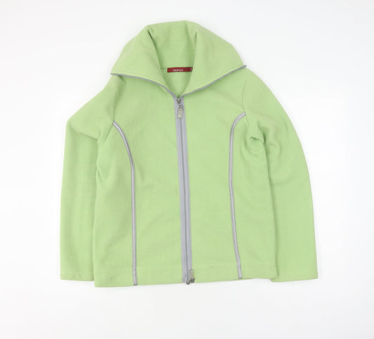 Bianca Women's Green Fleece Jacket Size 16