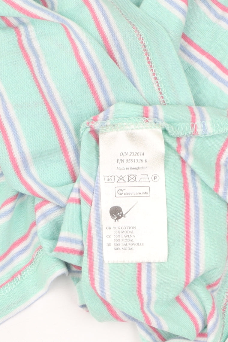 Monki Women's Multicoloured Striped T-Shirt L