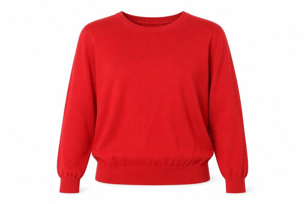 Warehouse Red Crew Neck Womens Jumper Size 12