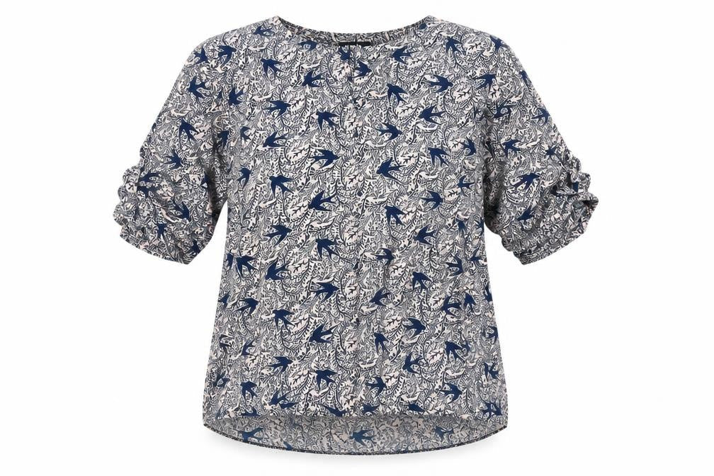 Wallis Women's Multicoloured Animal Print Blouse Size L