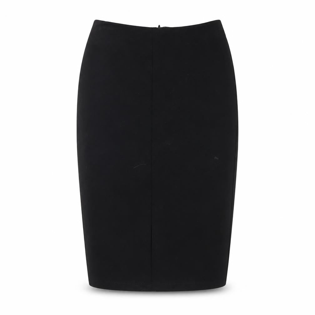 Mango Women's Black Pencil Skirt, Size S, Knee Length