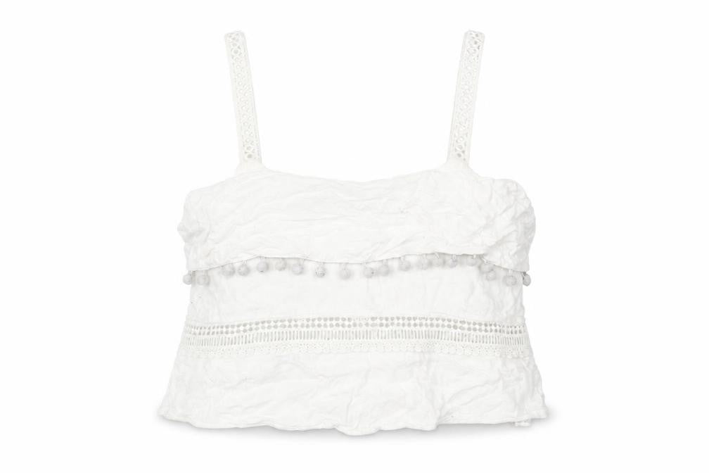 River Island White Camisole Small Women's Tank
