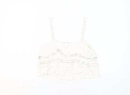 River Island White Camisole Small Women's Tank