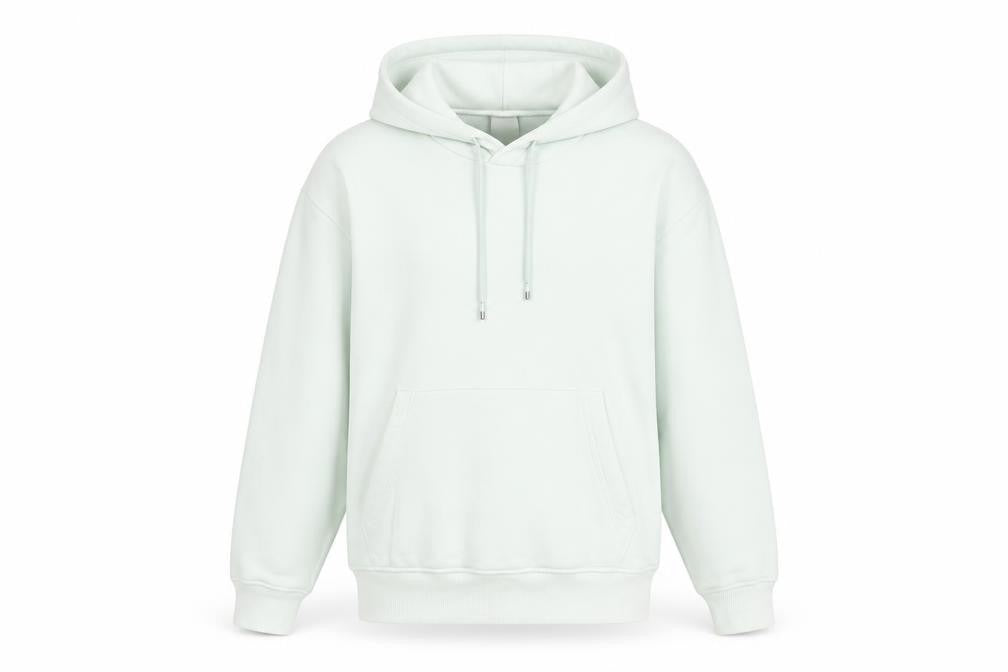 Zara Men's White Pullover Hoodie, Size S