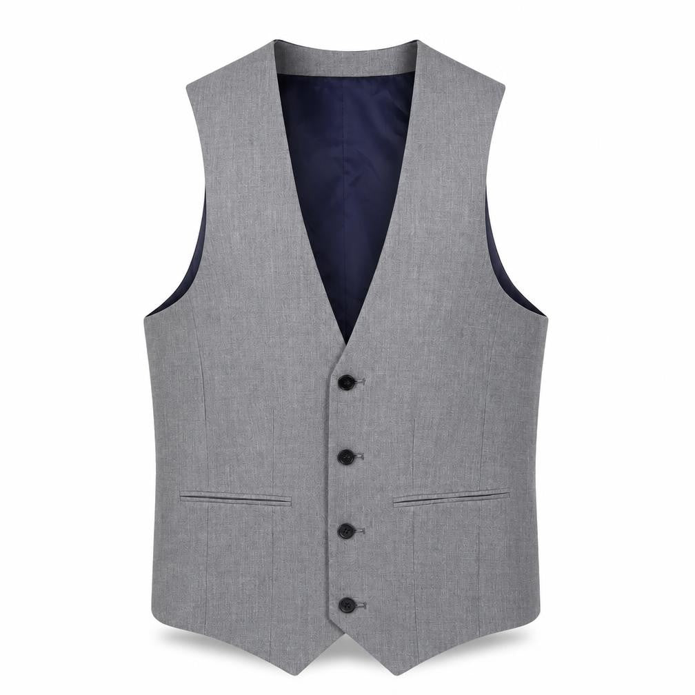 ASOS Men's Grey Suit Waistcoat, Size 36, Formal Style