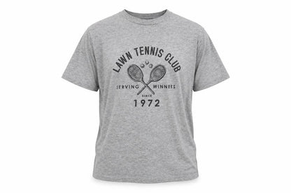 Front view of French Connection Men's Grey Sports Graphic T-Shirt, size M