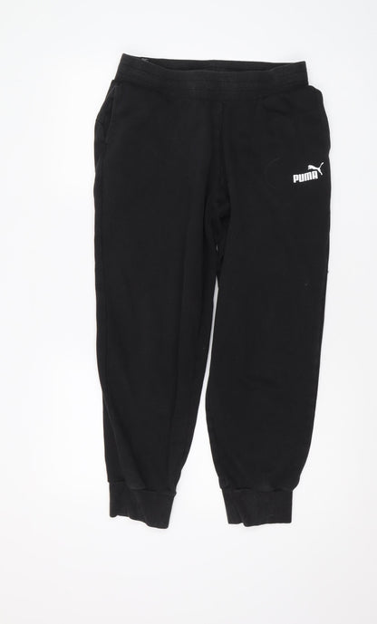Additional front view of Puma Women's Black Jogger Trousers M