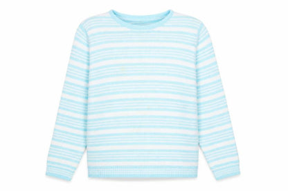 EWM Pure Classics Women's Blue Striped Pullover M
