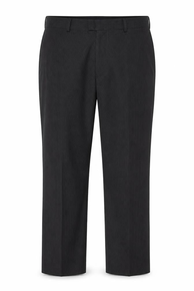Burton Men's Black Striped Dress Pants, Size 36