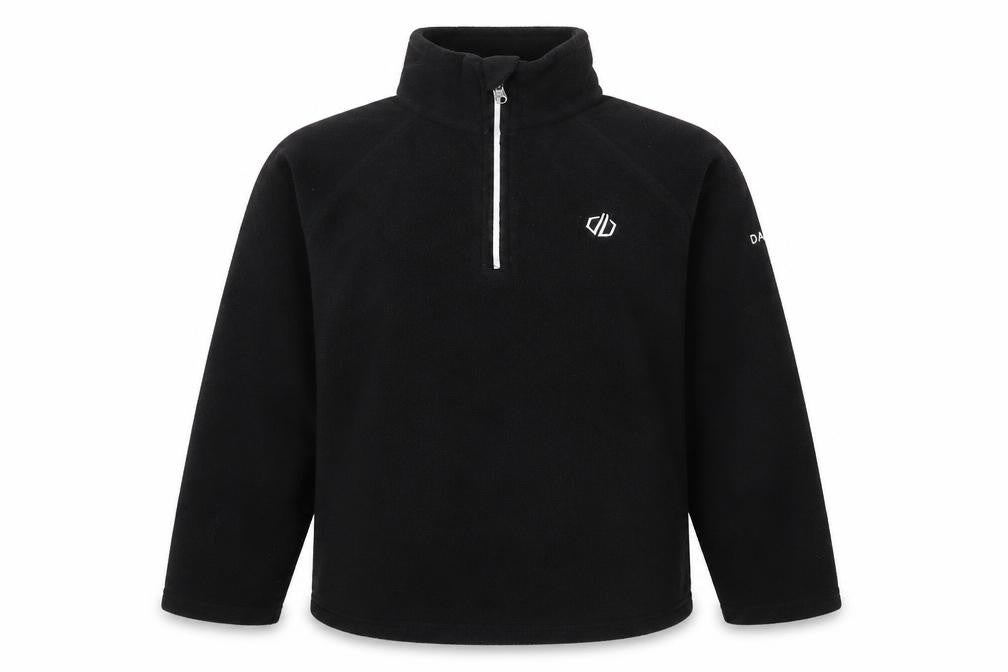 Dare 2b Girls Black Fleece Pullover Sweatshirt, Size 10 Years