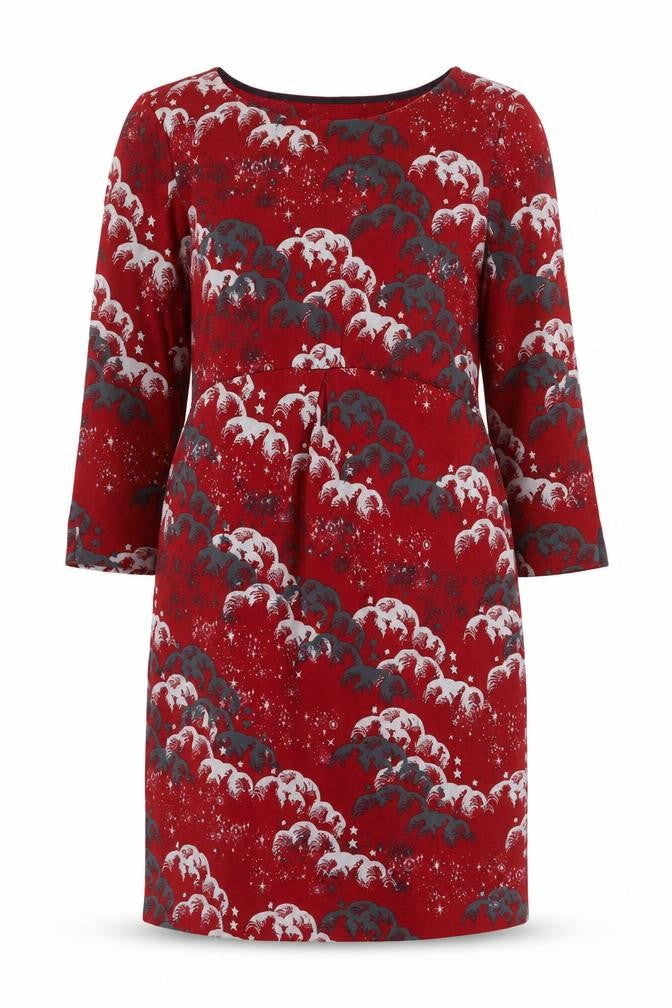White Stuff Women’s Red Sheath Dress, Size 12