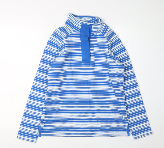 Mountain Warehouse Women's Blue Striped Pullover Sweatshirt