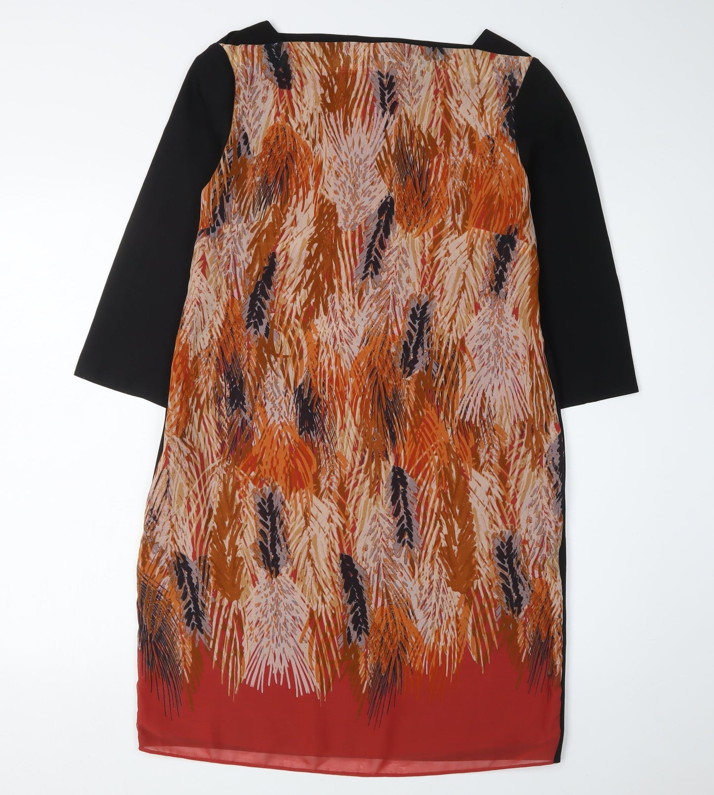 Laura Ashley Women’s Black Multicoloured Shift Dress 10
