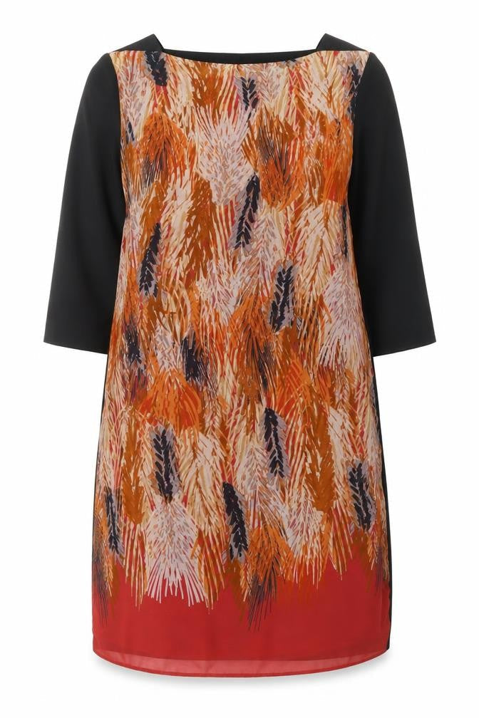 Laura Ashley Women’s Black Multicoloured Shift Dress 10