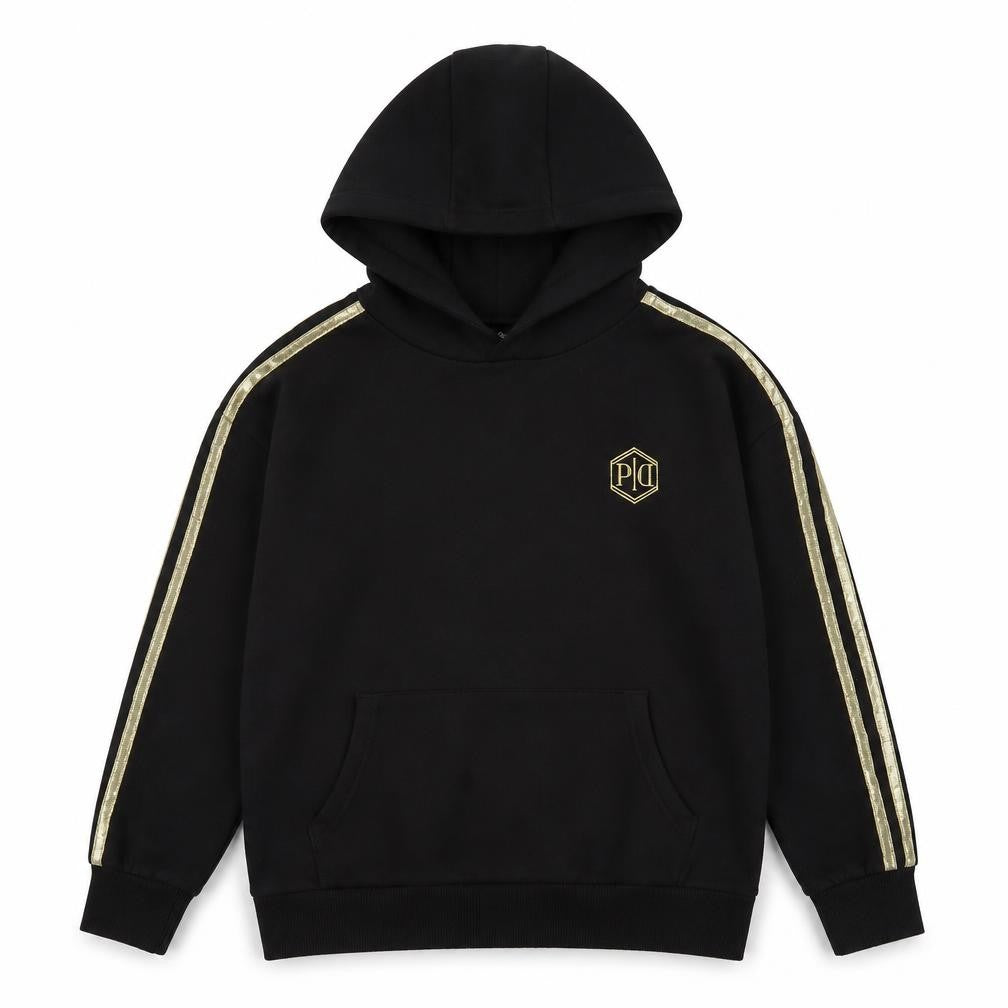 Pindydoll Girls Black Pullover Hoodie Size 10 Years