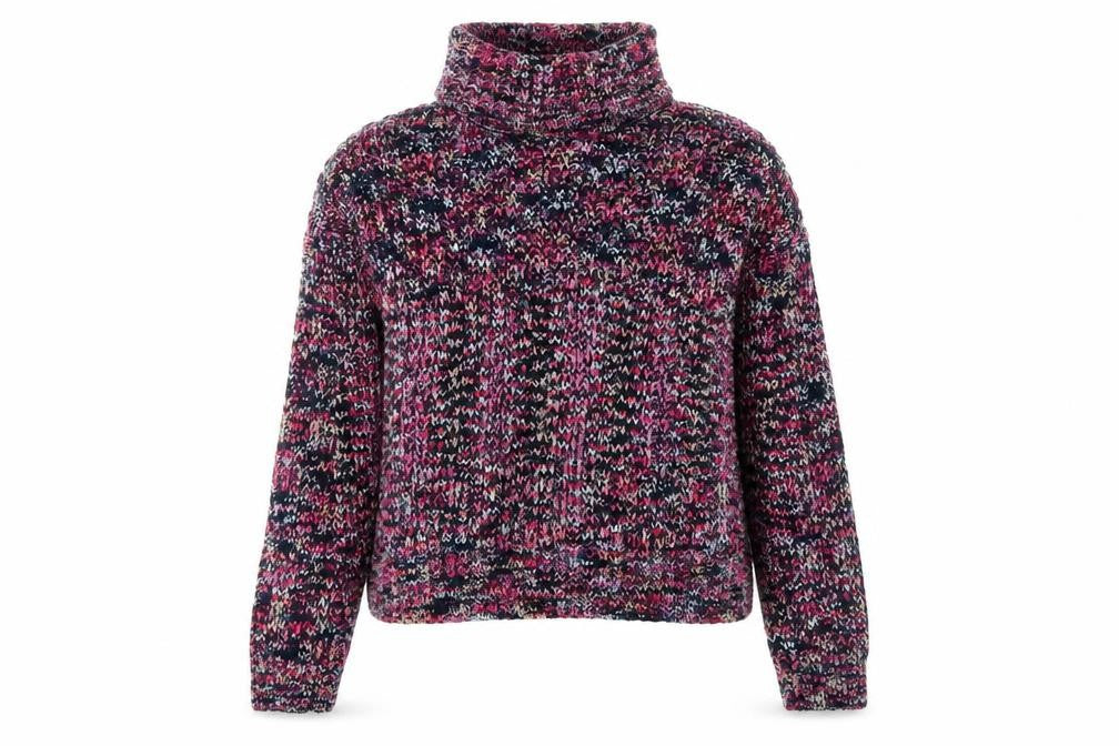 Marks & Spencer Girls Multicoloured Roll Neck Jumper