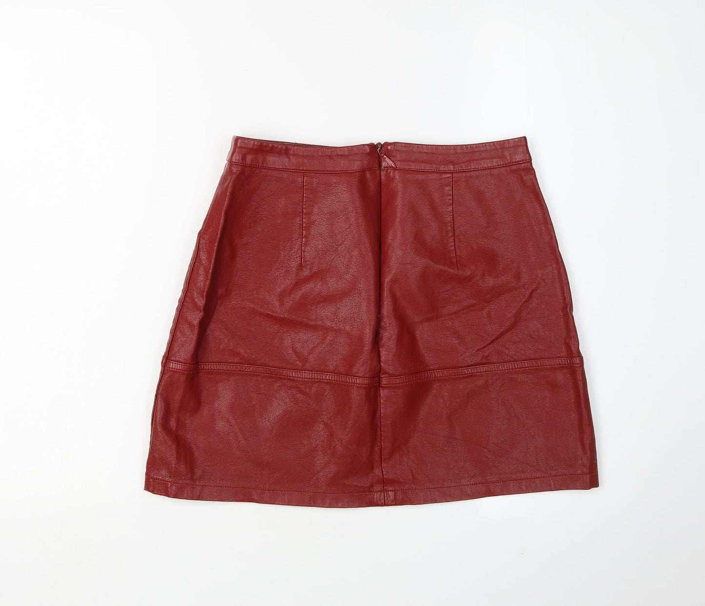 New Look Women's Red Pencil Skirt Size 8
