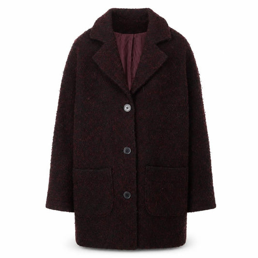 Zara Women's Multicoloured Wool Overcoat Size 10