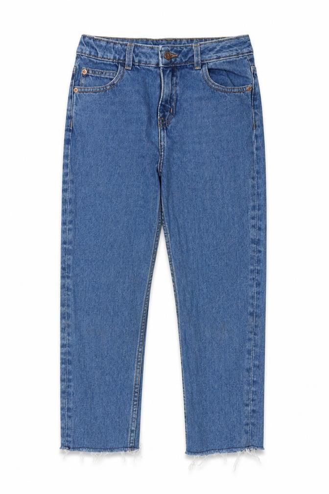 Marks & Spencer Girls Blue Straight Jeans Size 9-10 Years