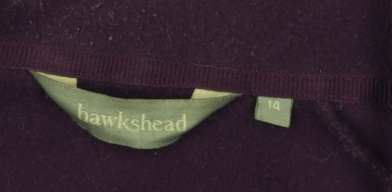 Hawkshead Women's Purple Fleece Jacket Size 14