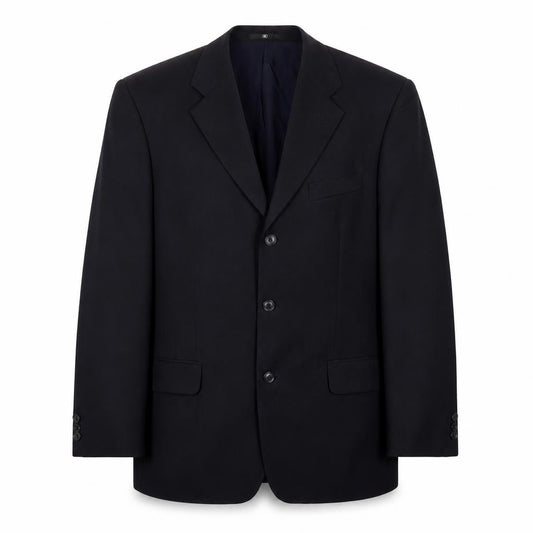 Ciro Citterio Men's Black Formal Long Blazer 38L