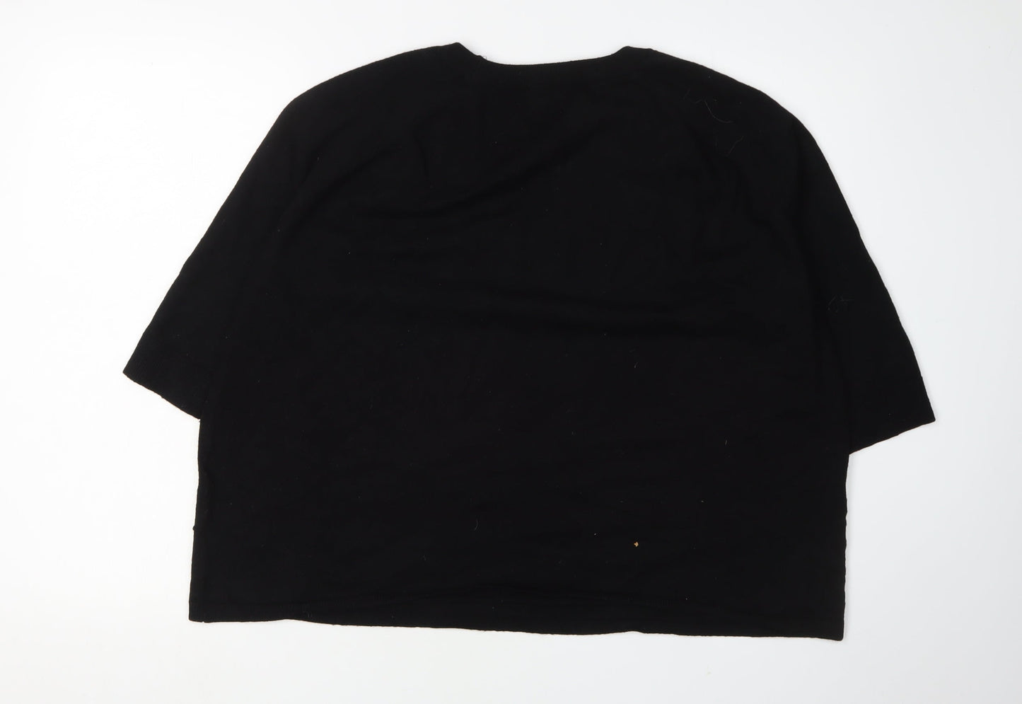 Vero Moda Women's Black Pullover Jumper, M, 3/4 Sleeve