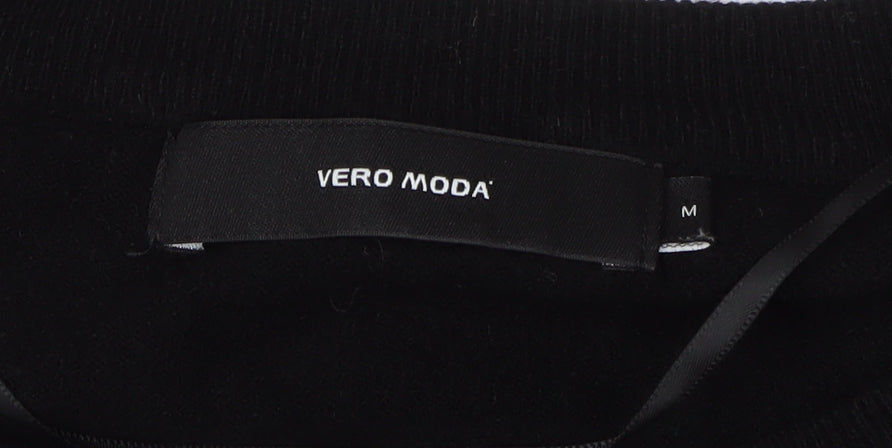 Vero Moda Women's Black Pullover Jumper, M, 3/4 Sleeve