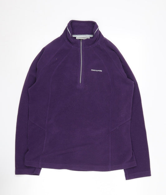 Craghoppers Women's Purple Pullover Sweatshirt, Size 12