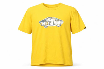 Vans Boys Yellow Classic Logo T-Shirt XL