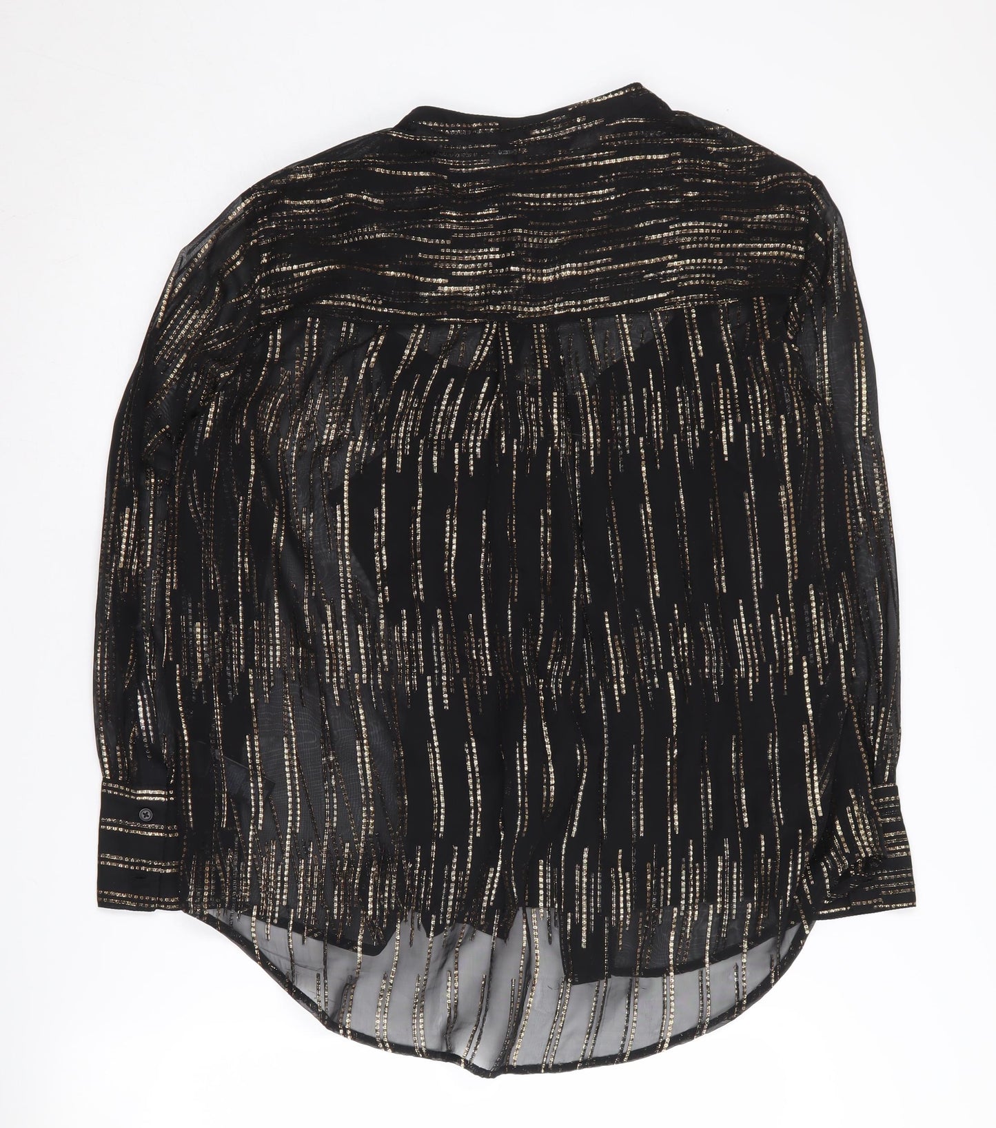 Marks and Spencer Women's Black Long Sleeve Blouse Size 10