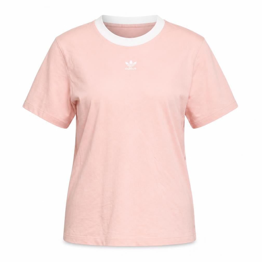 adidas Pink Women's Ringer T-Shirt Size 8