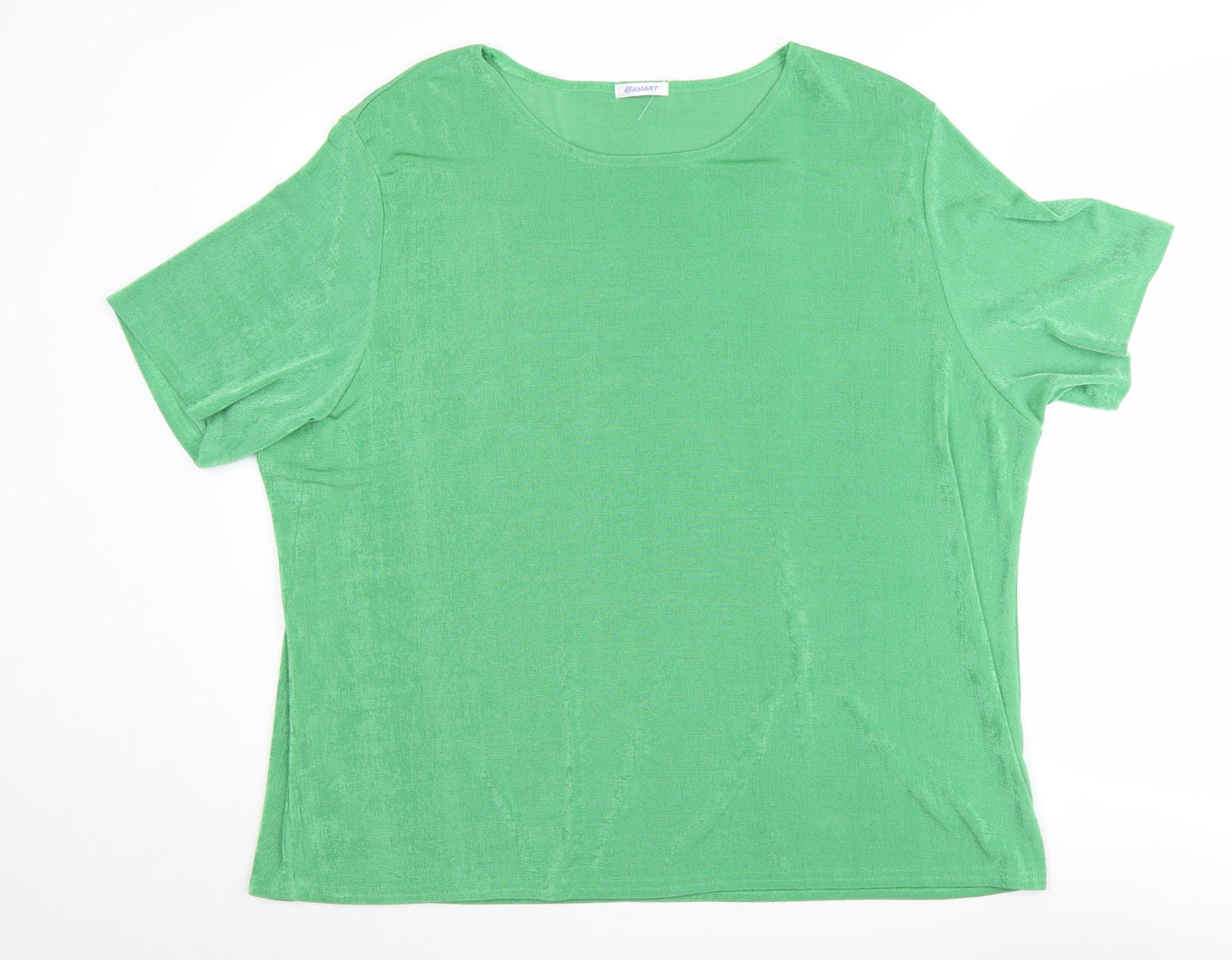 Damart Green Basic Women's Plus T-Shirt, Size 26