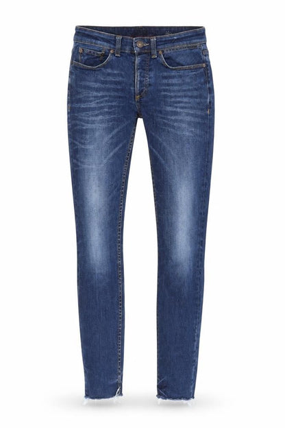 River Island Men's Blue Skinny Jeans, Size 28, Medium Wash