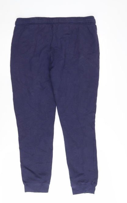 Back view of TBOE boys’' blue jogger trousers xl size