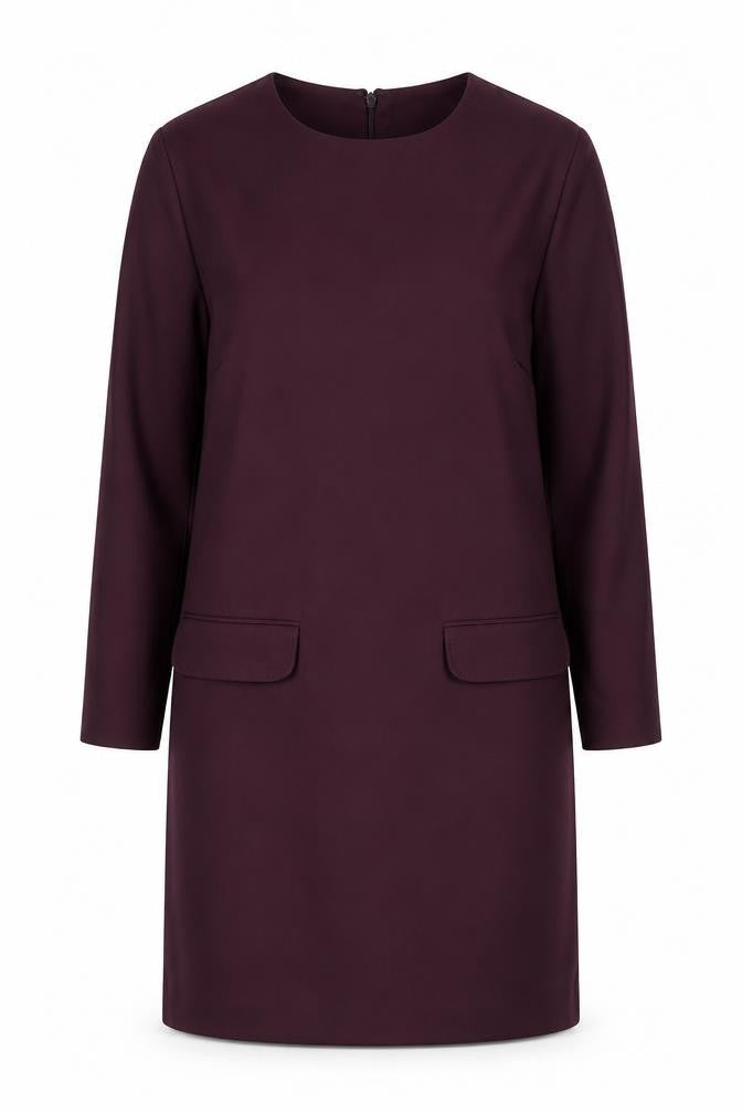Warehouse Women's Purple Shift Dress Size 10