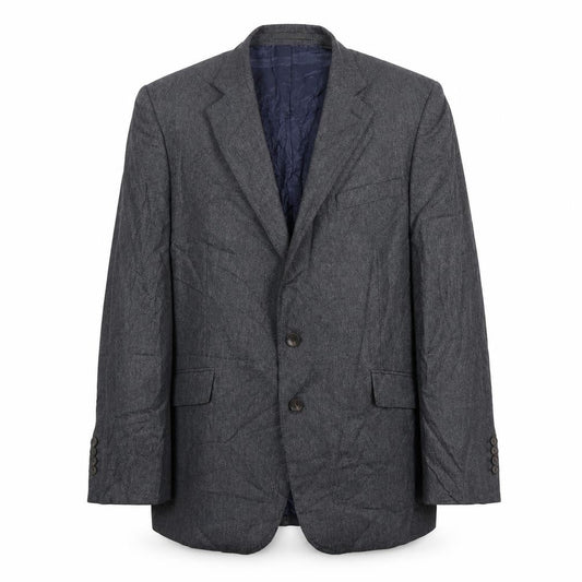 Jaeger Men's Grey Wool Blazer 42 Regular Fit