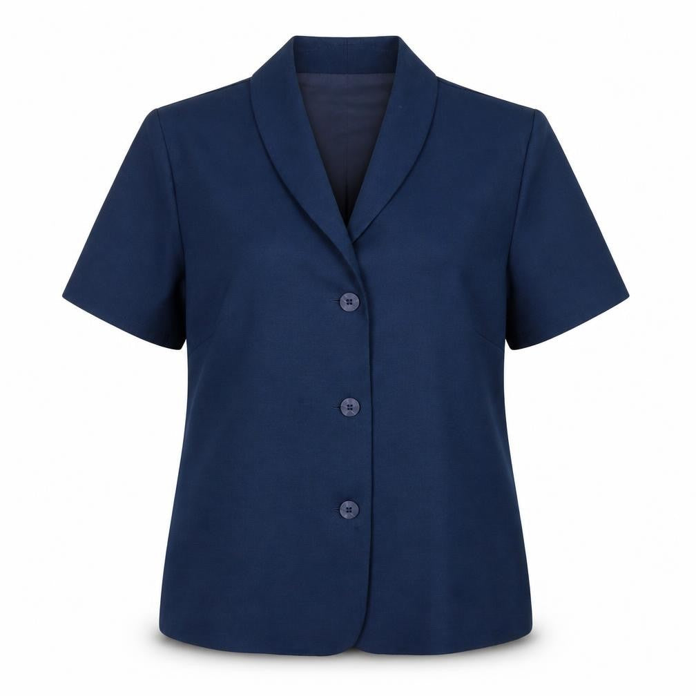 Honor Millburn Women's Blue Button-Up Blouse, Size 14, Polyester