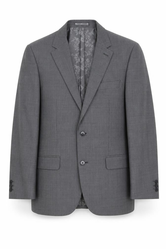 Pierre Cardin Men's Grey Regular Blazer, 38R
