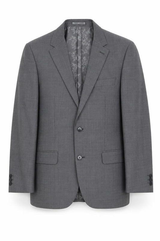 Pierre Cardin Men's Grey Regular Blazer, 38R