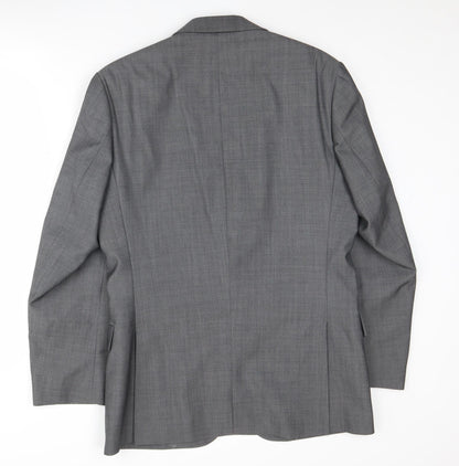 Pierre Cardin Men's Grey Regular Blazer, 38R