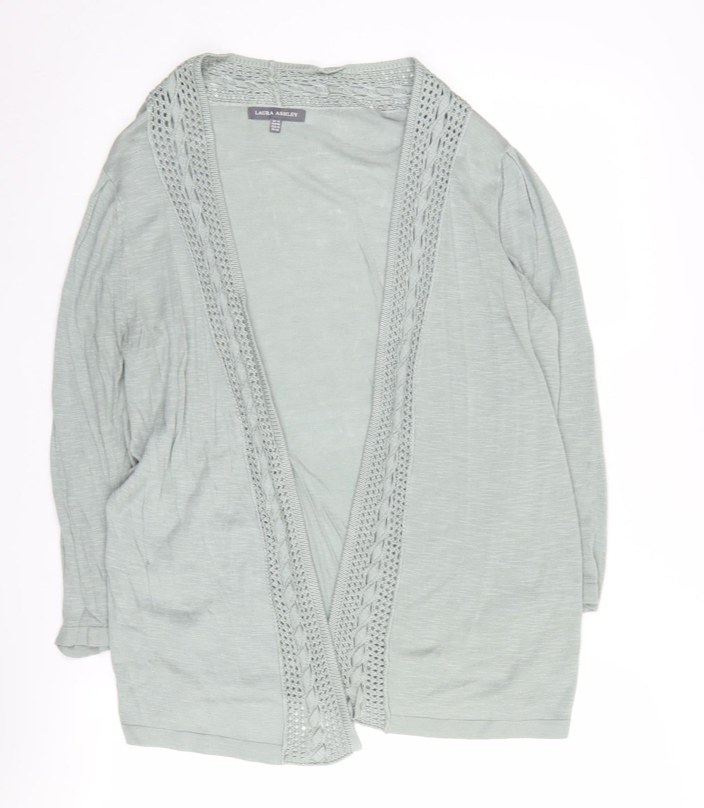 Laura Ashley Women's Green Cardigan Size 14
