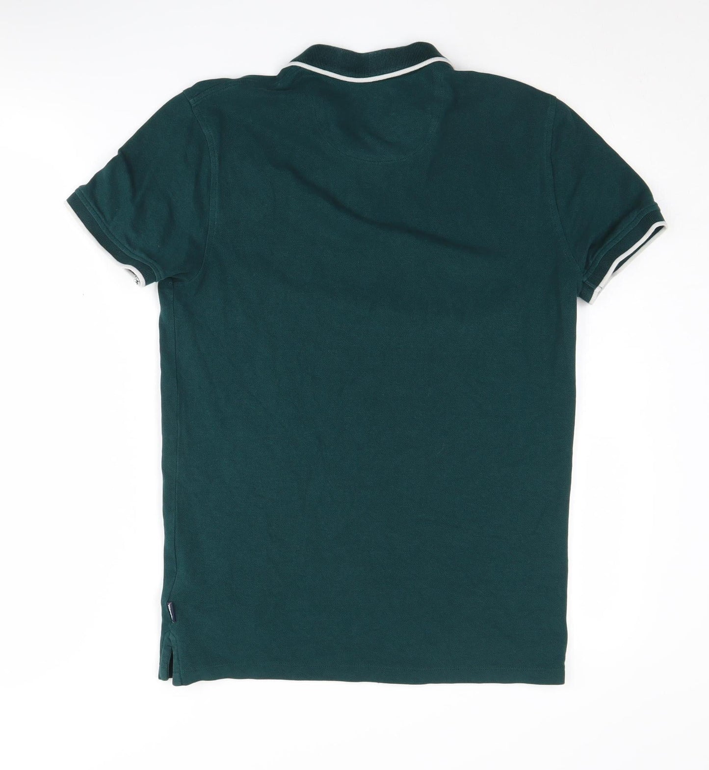 Wrangler Men's Green Polo Shirt, S, Casual Short Sleeve