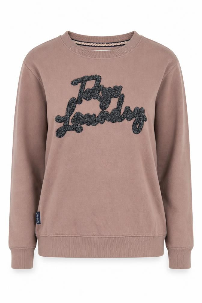 Tokyo Laundry Women's Brown Pullover Sweatshirt L