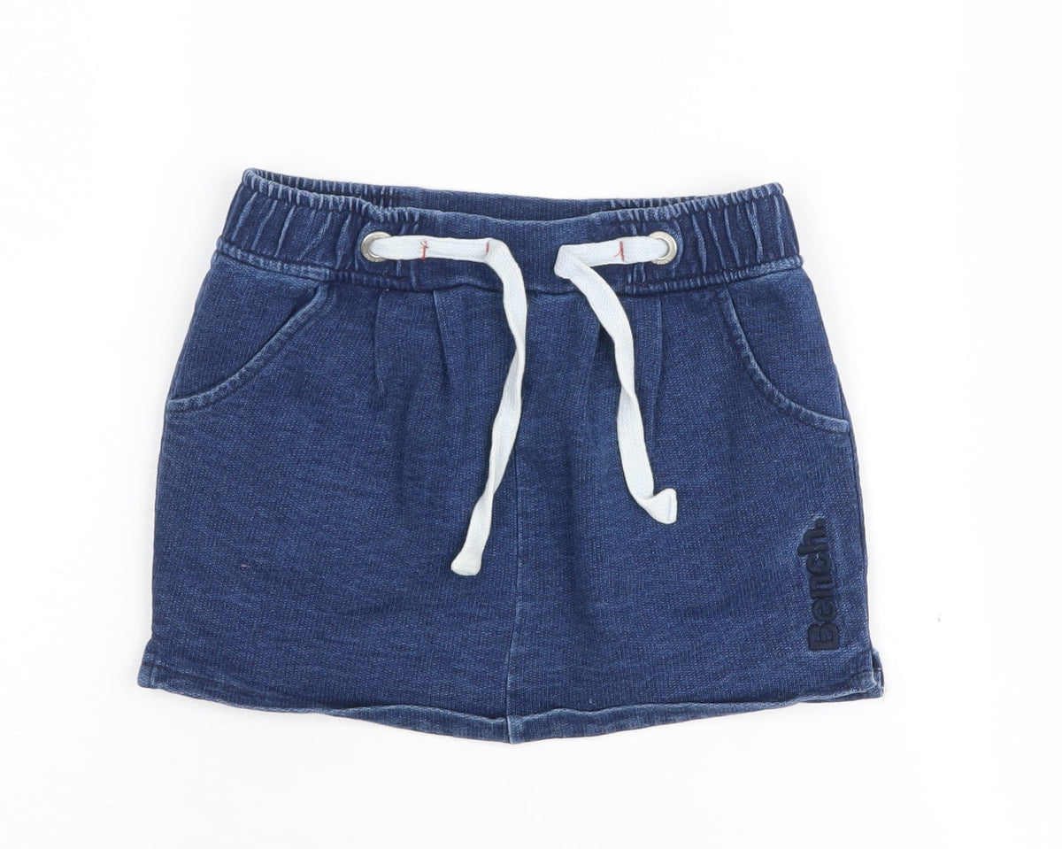 Bench Girls Blue Denim Skirt 3-4 Years Casual Style