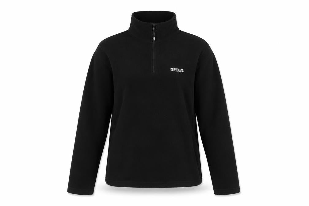 Regatta Unisex Black S Lightweight Fleece Pullover Sweatshirt